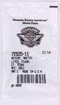 Genuine Harley-Davidson Flash Switch Lites Key Cap Part Number - 72935-11