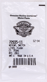 Genuine Harley-Davidson Flash Switch Lites Key Cap Part Number - 72935-11
