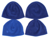 Polartec Blue Fleece Kids Hats (Pack of 4)