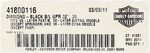 Genuine Harley-Davidson Upper Brake Part Number - 41800116
