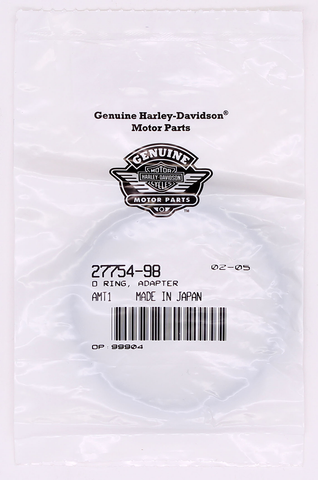 Genuine Harley-Davidson Adapter O-Ring Part Number - 27754-98