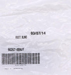 Yamaha RIVET, BLIND PN 90267-489UT-00