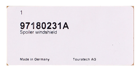 Windshield Spoiler Part Number - 97180231A For Ducati