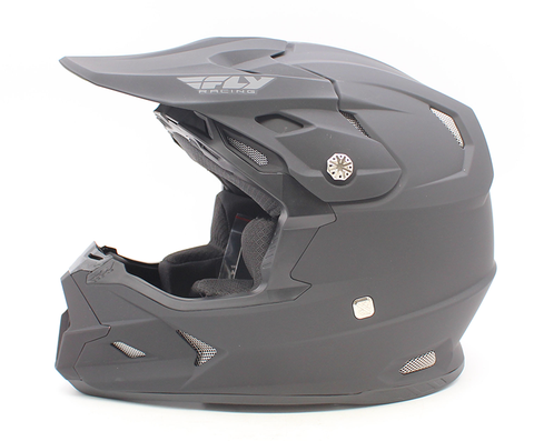 Fly Racing Toxin Matte Black Helmet Size X-Small Part Number - 73-8525XS