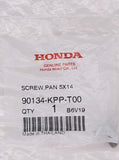 Genuine Honda Pan Screw Part Number - 90134-KPP-T00