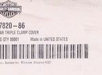 Genuine Harley-Davidson Rear Triple Clamp Cover Part Number - 67820-86