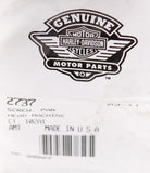 Genuine Harley-Davidson Pan Head Machine Screw Part Number - 2737