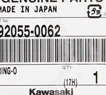 Genuine Kawasaki O-Ring Part Number - 92055-0062