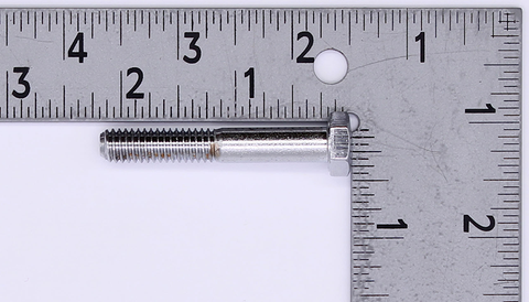 Hex Screw (Chrome) 5/16-18X2 1 Part Number - 94199-91T For Harley-Davidson