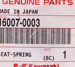 Genuine Kawasaki Seat Spring Part Number - 16007-0003