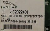 Genuine Jaguar Trim Clip Part Number - C2D22431