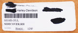 Harley-Davidson Red/Black Right Side Cover Part Number - 66048-09A