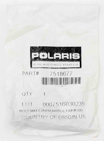 Genuine Polaris Bolt Part Number - 7518677