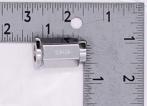 10mm Flat Chrome Lug Nut Part Number - 50450757