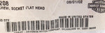 Genuine Harley-Davidson Screw, Socket Flat Head Part Number - 4208 (Pack of 2)