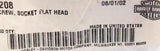 Genuine Harley-Davidson Screw, Socket Flat Head Part Number - 4208 (Pack of 2)