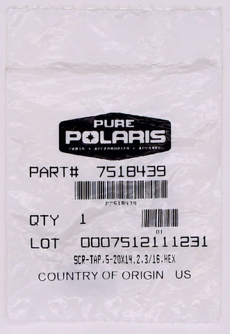 Genuine Polaris Screw Part Number - 7518439