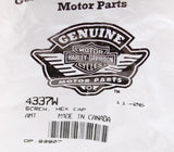 Genuine Harley-Davidson Screw, Hex Cap Part Number - 4337W