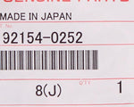 Genuine Kawasaki Socket Bolt Part Number - 92154-0252