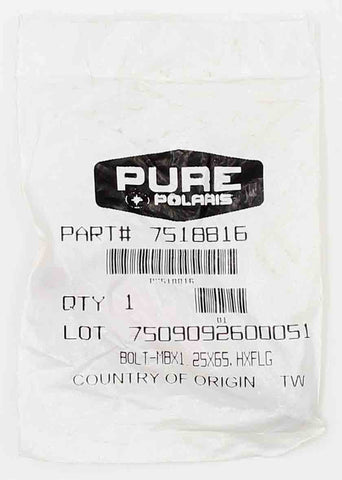 Genuine Polaris Flange Bolt Part Number - 7518816