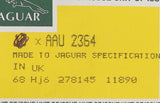 Genuine Jaguar Retainer Cover Part Number - AAU2364