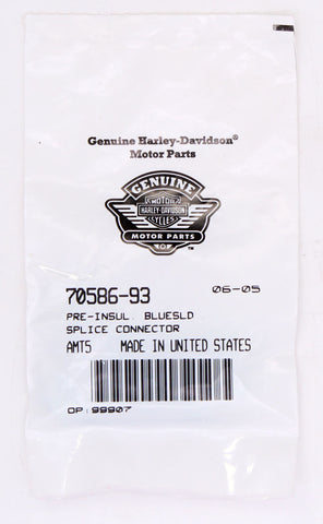 Harley-Davidson Insulated Splice Connector Part Number - 70586-93 (Pack Of 5)