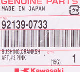 Genuine Kawasaki Crankshaft Bushing Part Number - 92139-0733