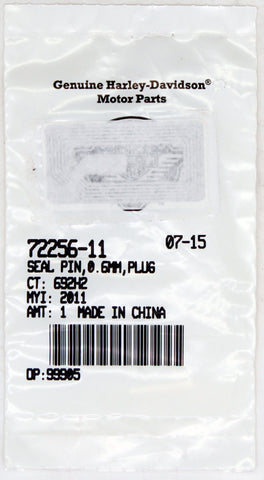Genuine Harley-Davidson Plug Pin Seal Part Number - 72256-11