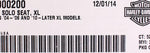 Genuine Harley Davidson Caf Solo Seat Part Number - 52000200