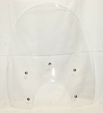 Memphis Shades 19" Tall Clear Windshield PN 2310-0449