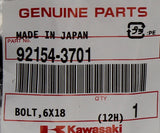 Kawasaki Bolt 6X18 PN 92154-3701