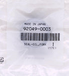 Kawasaki Oil Fork Outer Tube Seal PN 92049-0003