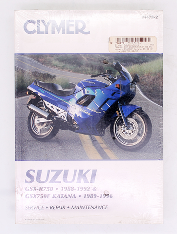 Suzuki 1988-1996 Manual PN 700478
