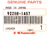 Genuine Kawasaki Washer Part Number - 92200-1457
