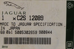 Genuine Jaguar O-Ring Part Number - C2S12089
