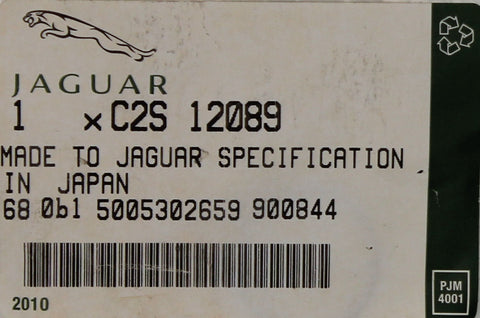 Genuine Jaguar O-Ring Part Number - C2S12089