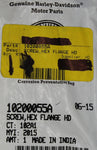 Genuine Harley-Davidson Hex Flange Screw Part Number - 10200055A