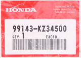 Genuine Honda Main Jet Part Number - 99143-kz34500
