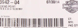 Harley-Davidson Docking Point Hardware Part Number - 53942-04