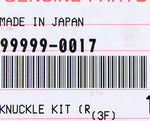 Genuine Kawasaki Knuckle, RS Part Number - 99999-0017