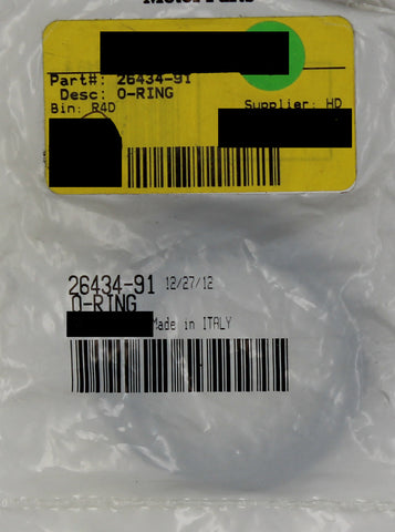 Genuine Harley-Davidson O-Ring Part Number - 26434-91