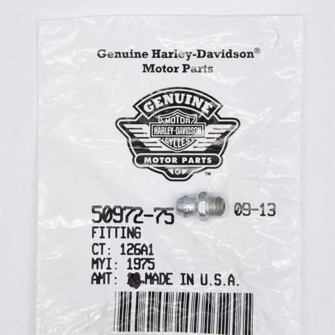 Harley-Davidson Lubrication Fitting Part Number - 50972-75