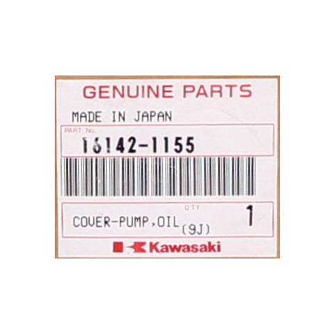 Genuine Kawasaki Oil Pump Cover Part Number - 16142-1155