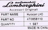 Genuine Lamborghini Phone Holder, 62X Part Number - 4T0858110 (1 Set)