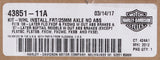 Harley-Davidson Wheel Install Kit, Frt/25Mm Axle No Abs Part Number - 43851-11A