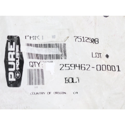 POLARIS PURE OEM NOS SNOWMOBILE IDLER WHEEL BOLTS PACK OF TWO 2 7512508