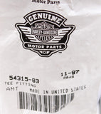 Genuine Harley-Davidson Tee Fitting Part Number - 54315-83