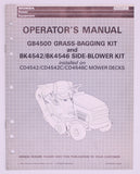 Honda GB4500 User Manual Part Number - POP50345