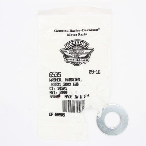 Harley-Davidson Hardened Washer Part Number - 6535