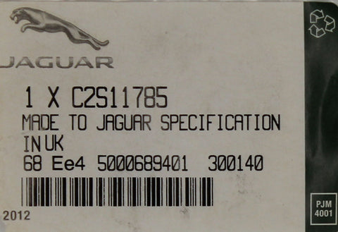Jaguar Screw PN C2S11785